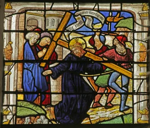 Window depicting the Via Crucis